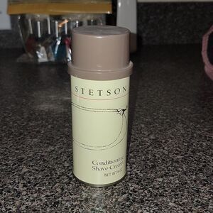 RARE Vintage FULL 1980s STETSON High-end Shave Cream PFIZER Shaving New Old Stoc